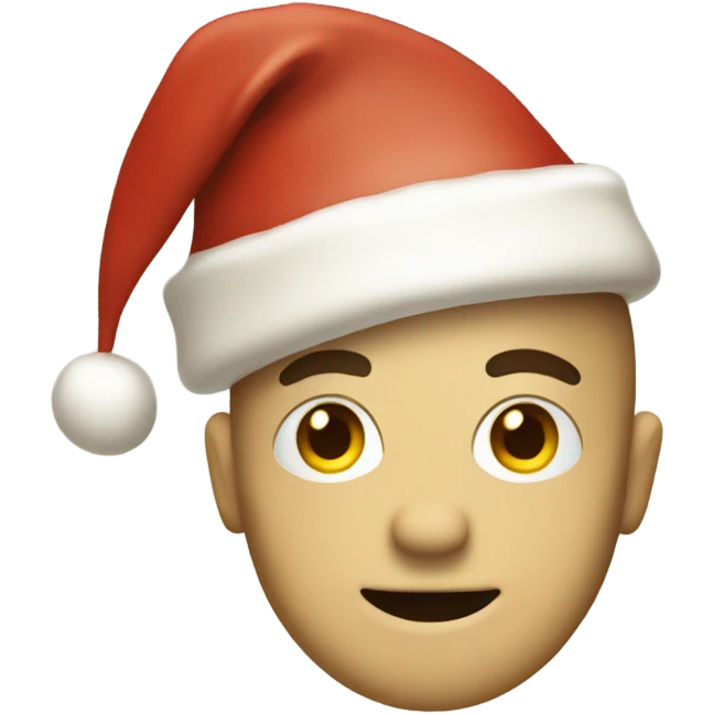 Beige Santa hat  emoji