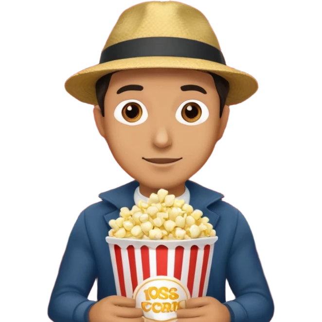man movie theater emoji
