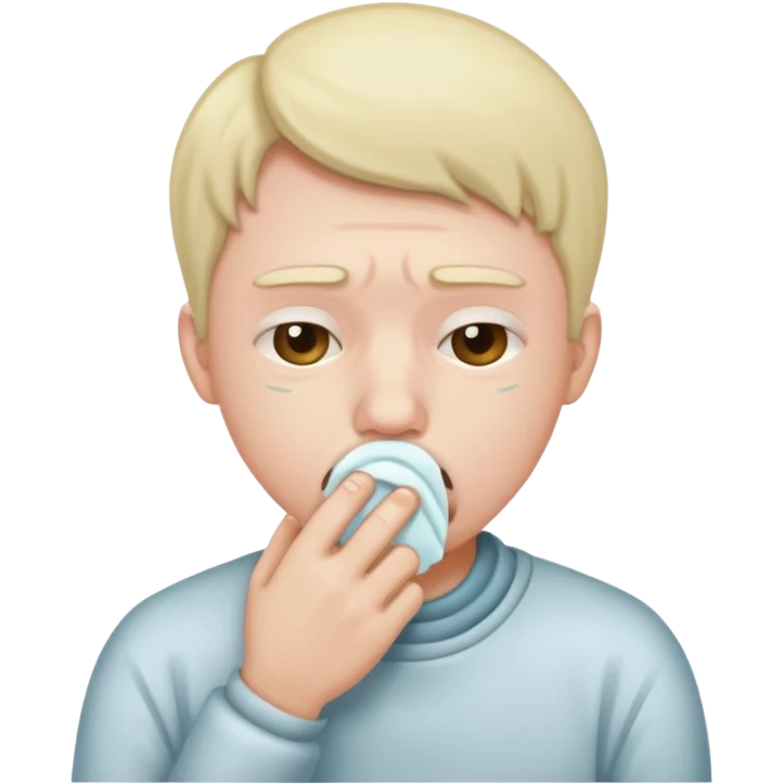 bad health sick cold cough emoji
