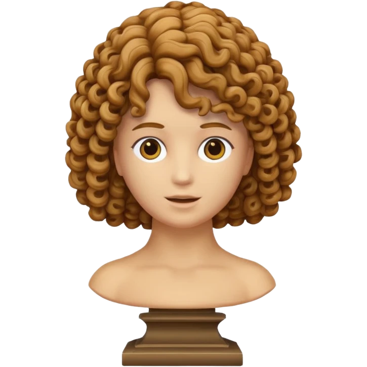 wig on statue emoji