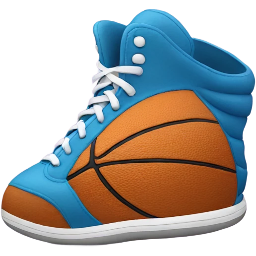 Slipper playing basketball  emoji