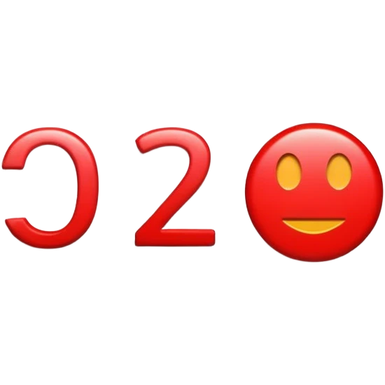 the red undelined "100 points" emoji, but with "20" instead of "100" emoji