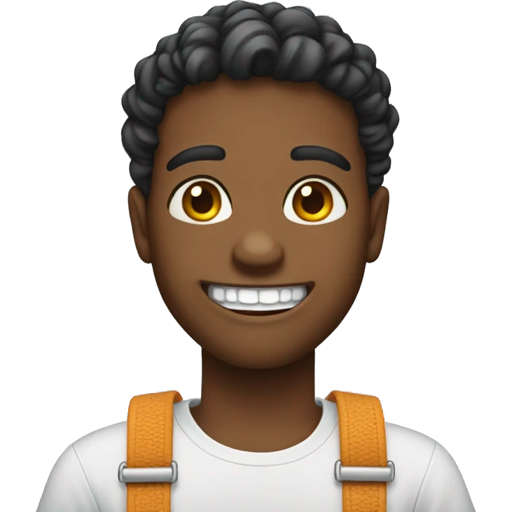 😊 with braces emoji