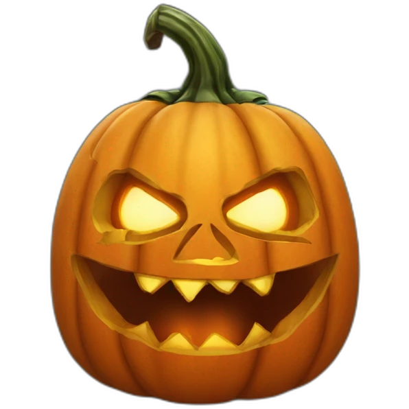scary halloween pumpkin emoji