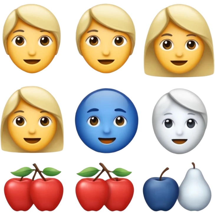 набор эмодзи на тему путешествия в красно бело синих цветах emoji