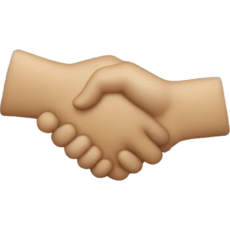 hand shake emoji