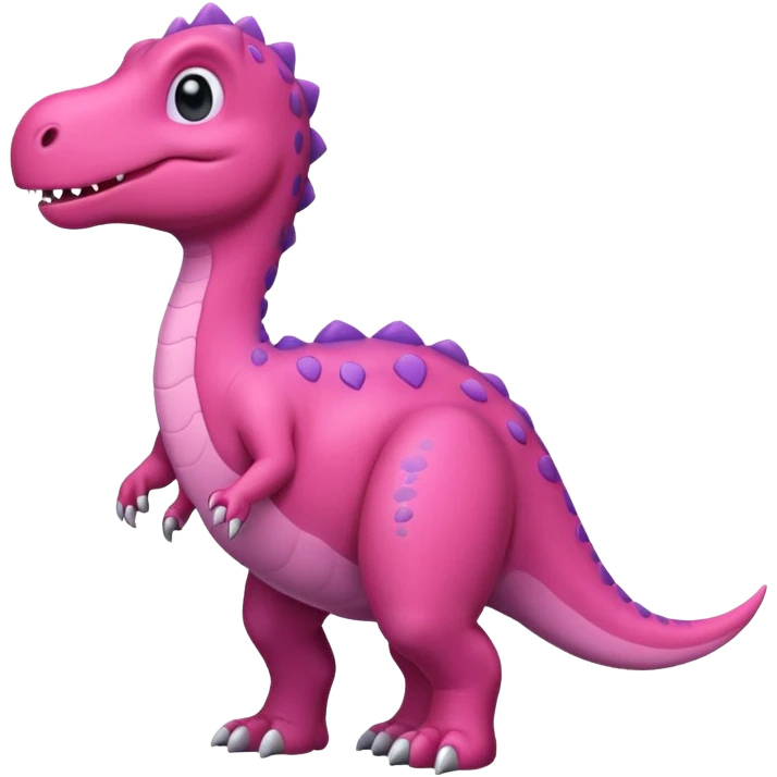 Dinosauro rosa emoji