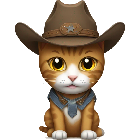 cowboy cat emoji