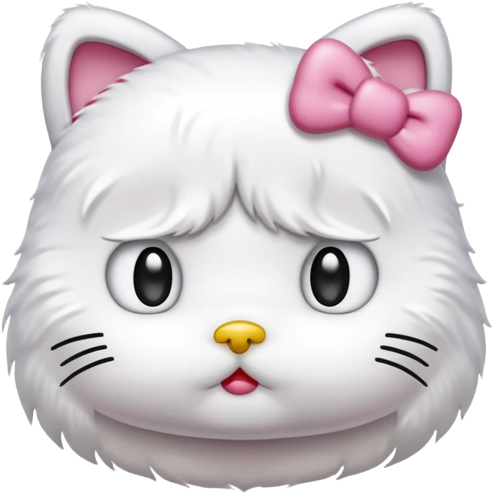 Sad hello kitty emoji