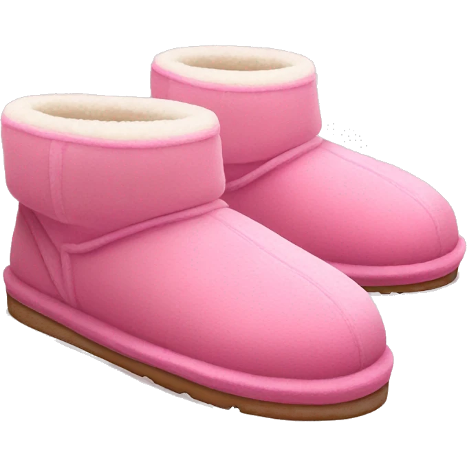 Pink Ugg slippers emoji