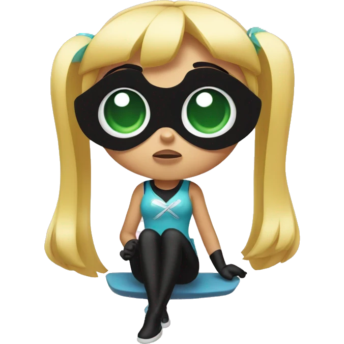 Powerpuff girl bubble emoji