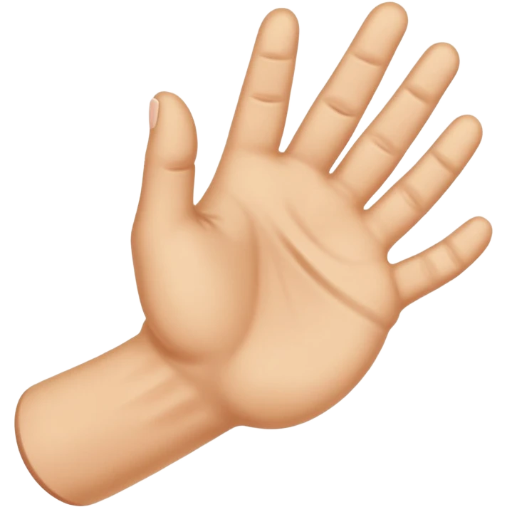 A hand wanking off a large hard penis emoji