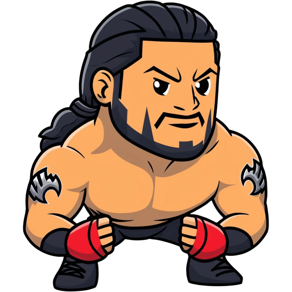Roman Reigns WWE wrestler emoji