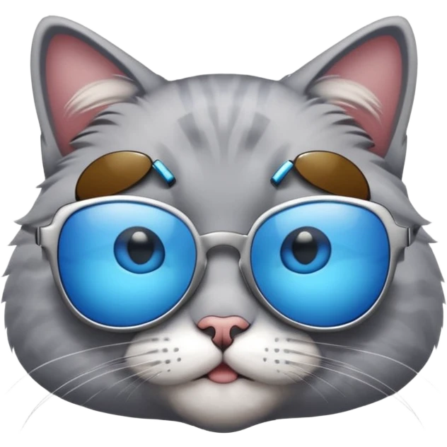 Cat wearing sunglasses emoji