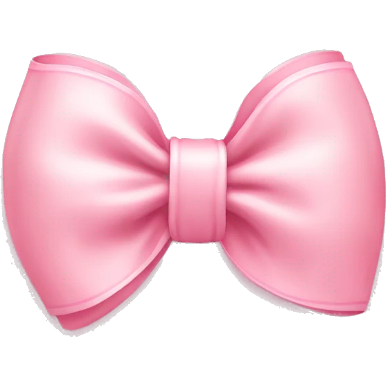 Baby pink cute bow emoji