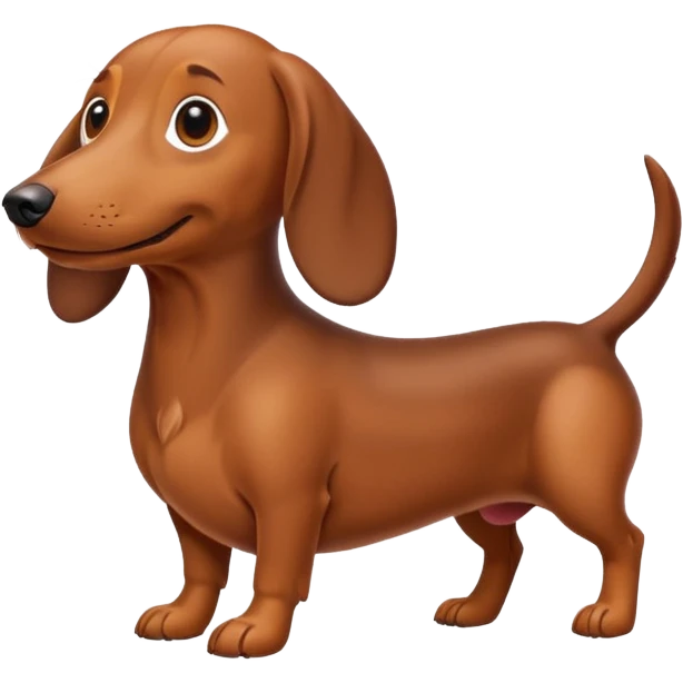 Weiner dog emoji