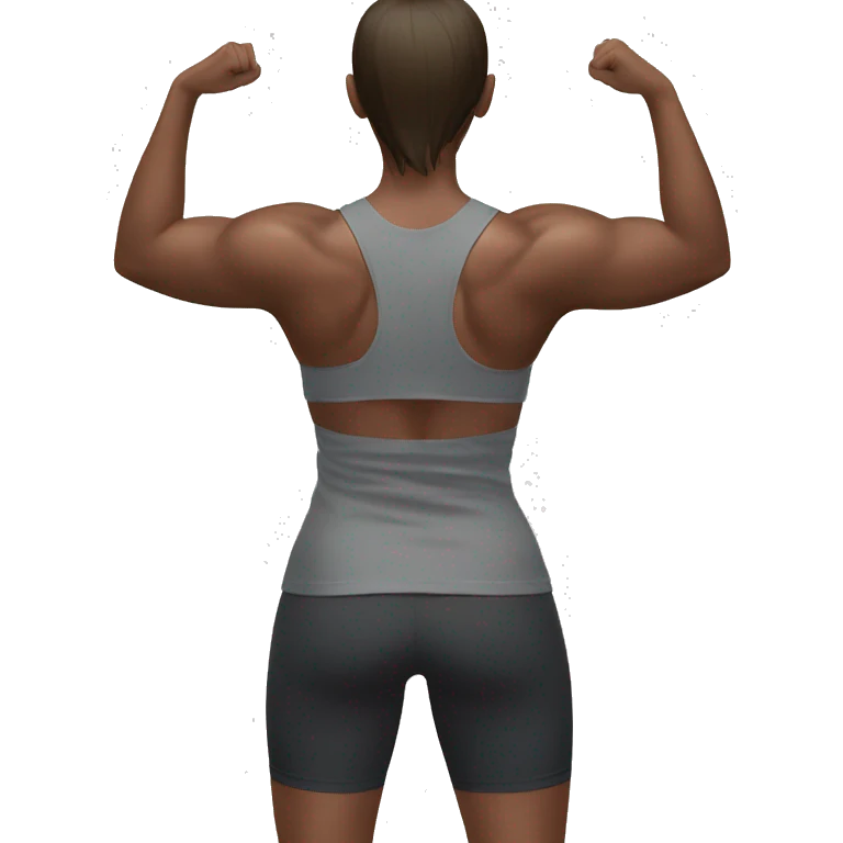 Back of arms exercise emoji