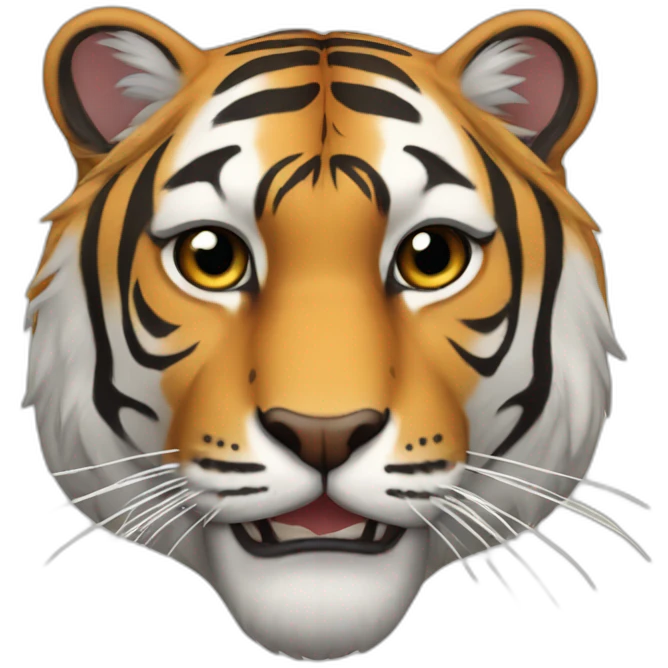 Tigre con pesas emoji