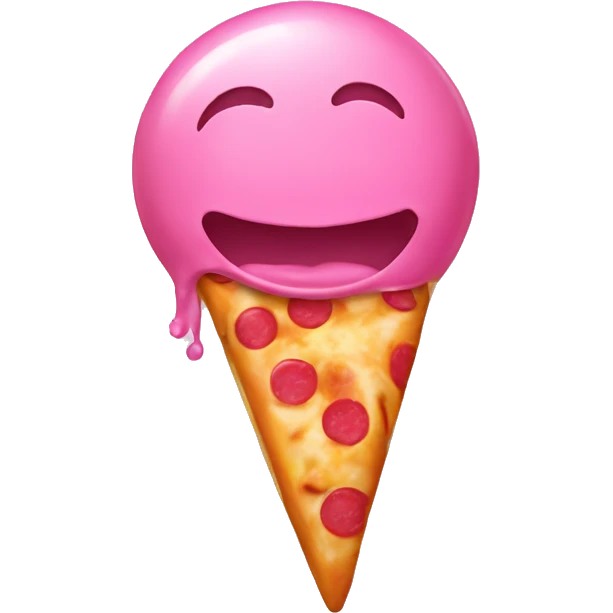 bubble gum but the flavor is pizza emoji