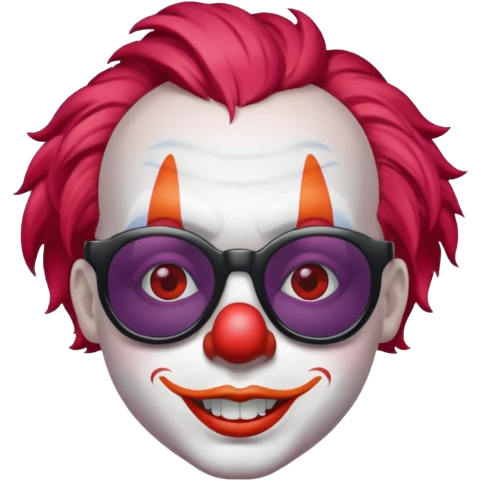 clown with sunglasses emoji