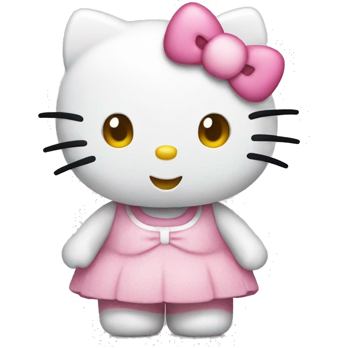 hello kitty happy emoji