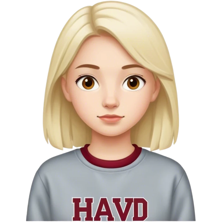 Harvard girl emoji