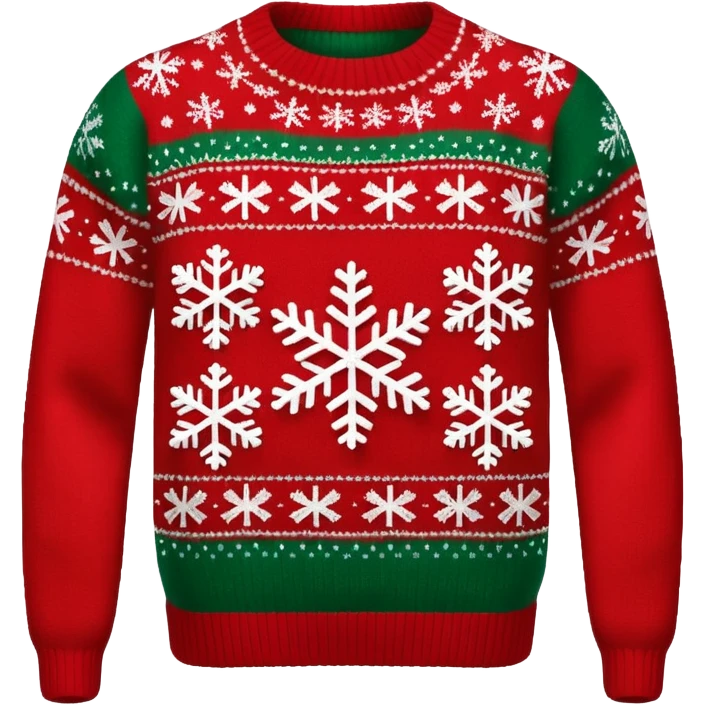 Christmas jumper emoji