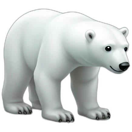 Iot tech polar bear emoji
