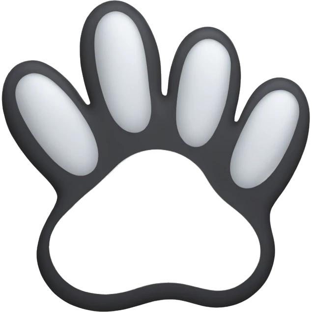 Cat paw emoji