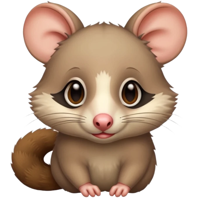 Possum kissy face  emoji