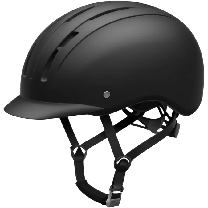 Black Bicycle Helmet emoji
