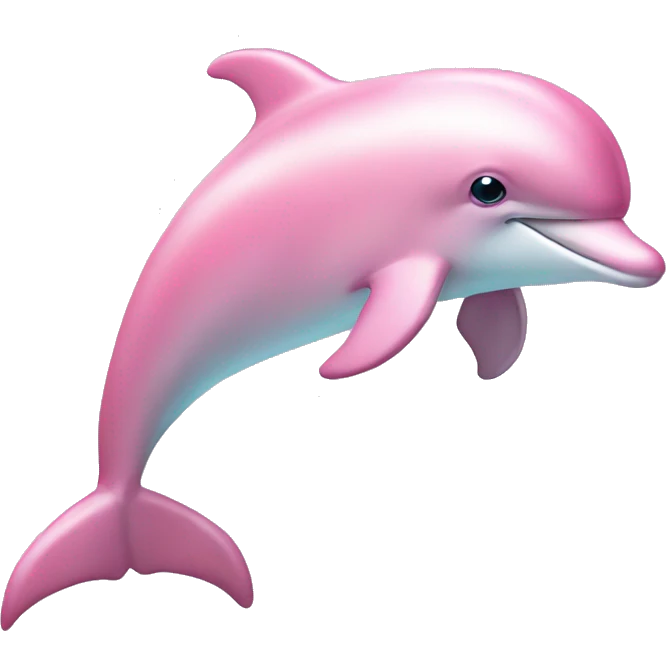 Pastel-pink-colors-dolphin emoji
