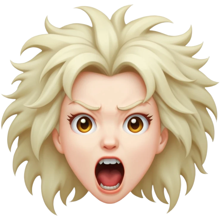 iOS girl going insane emoji