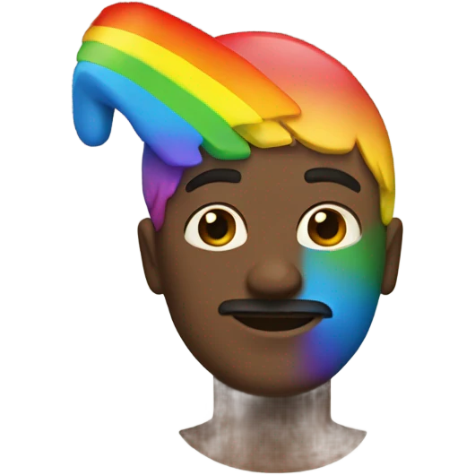 Rainbow man emoji