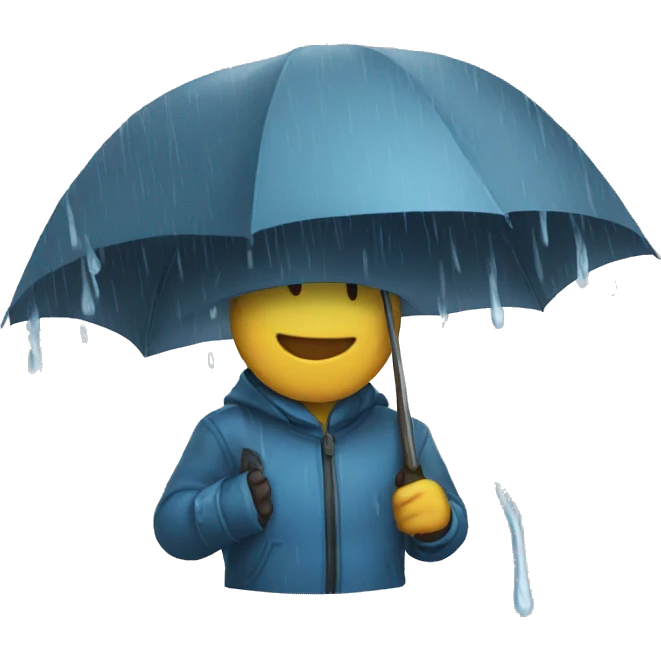 rain emoji