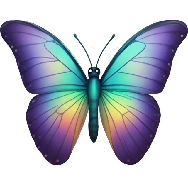 Iridescent butterfly emoji