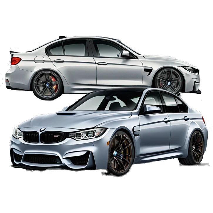 bmw m3 f80 grey with plate LJ S55 emoji