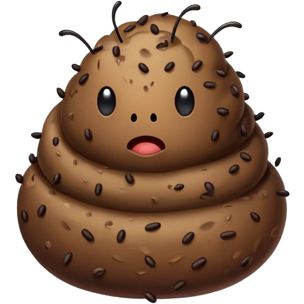 thrown turd emoji