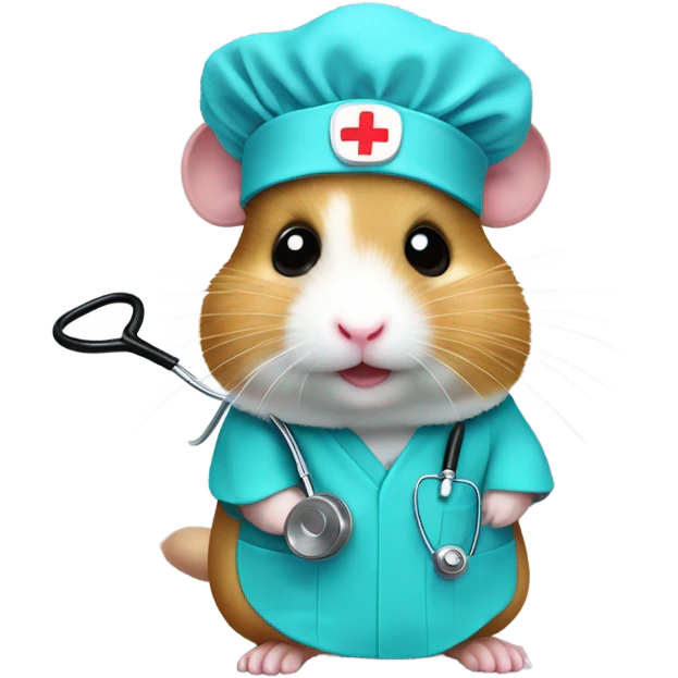 Nurse hamster  emoji