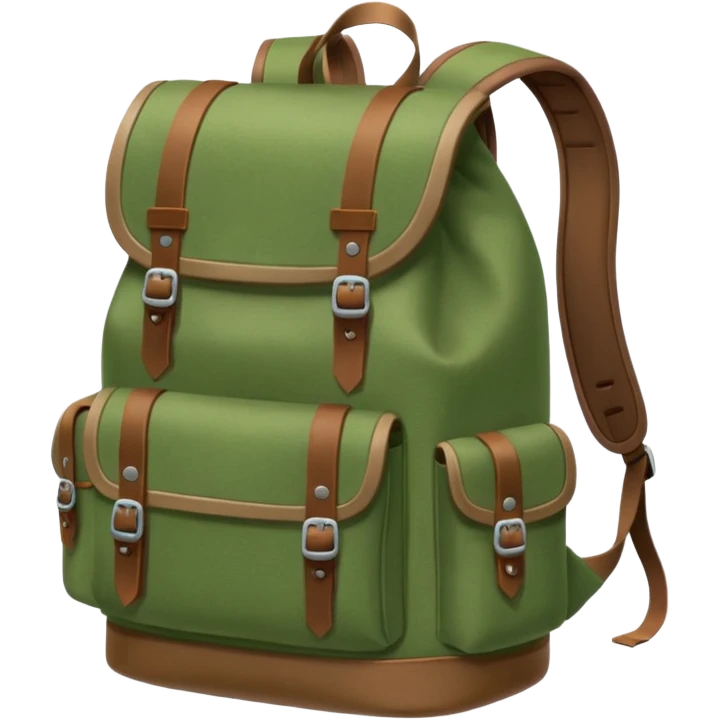 backpack to camping emoji