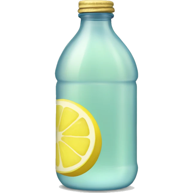 Bottle of lemonade emoji