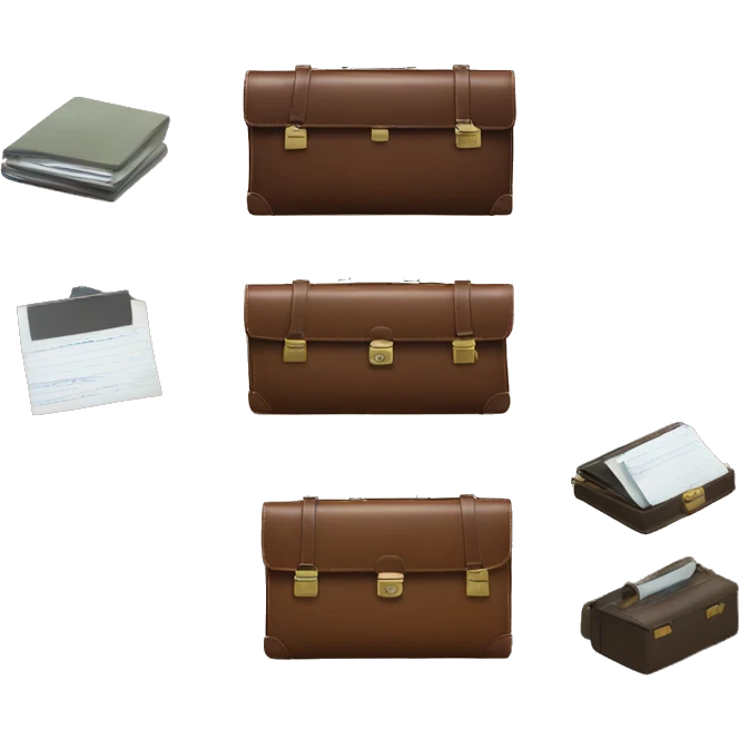 briefcase documents emoji