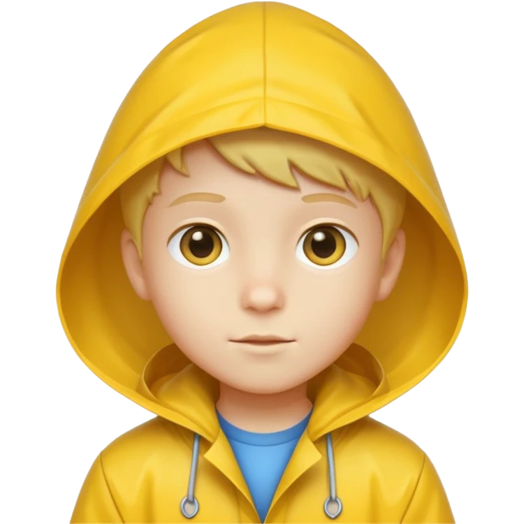 kid with raincoat emoji
