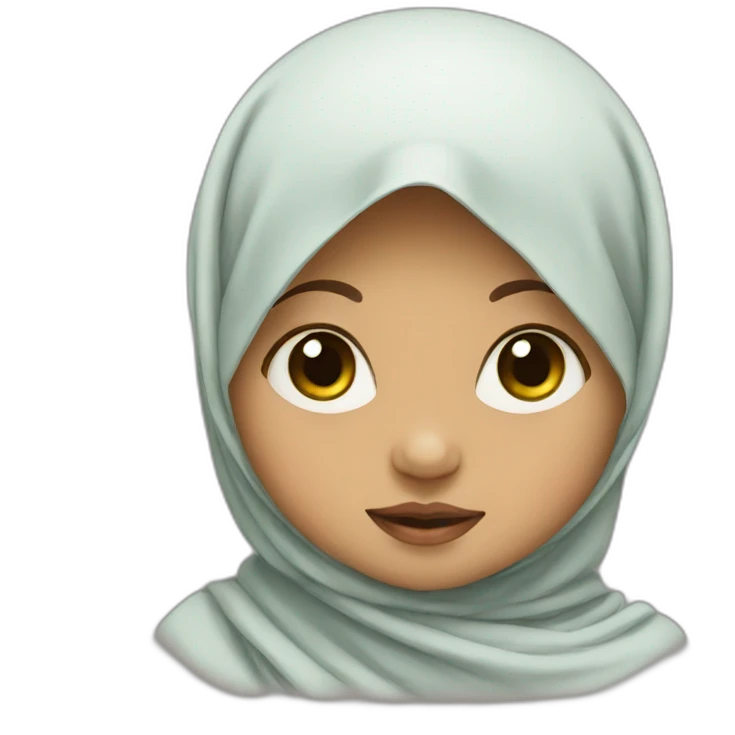 baby with hijab emoji