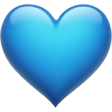 Sending a blue heart emoji