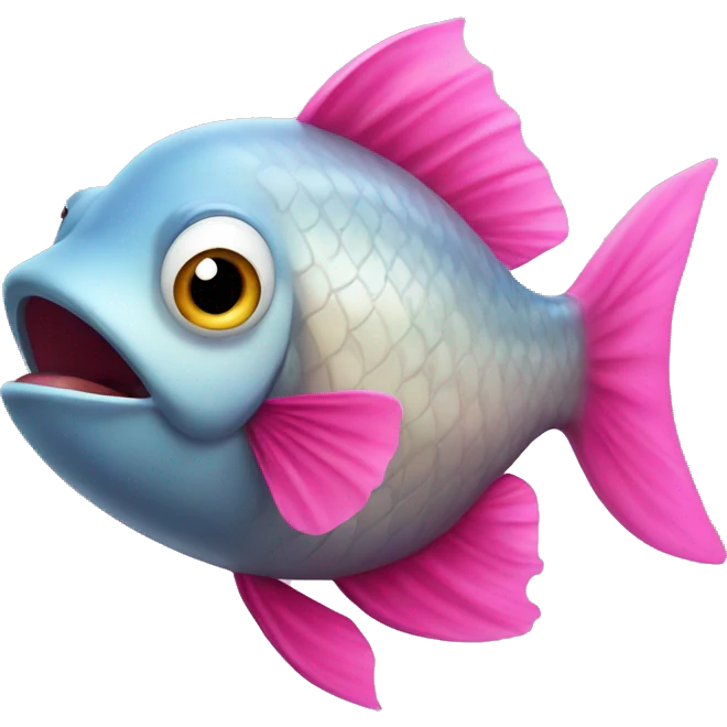 fish with big pink lips emoji