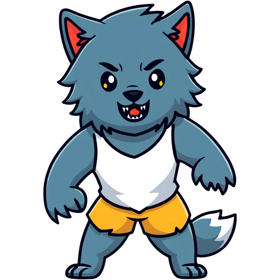werewolf girl emoji