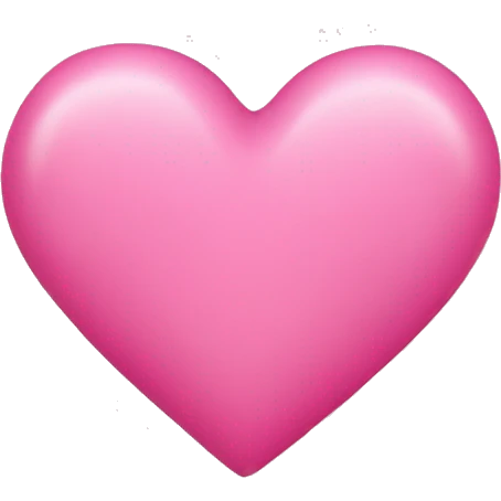 Pink heart emoji