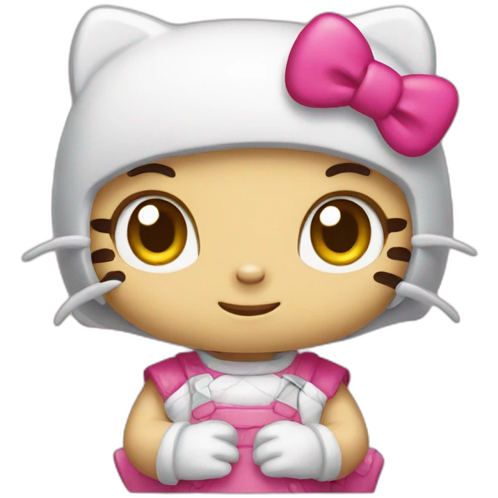 Hello kitty emoji