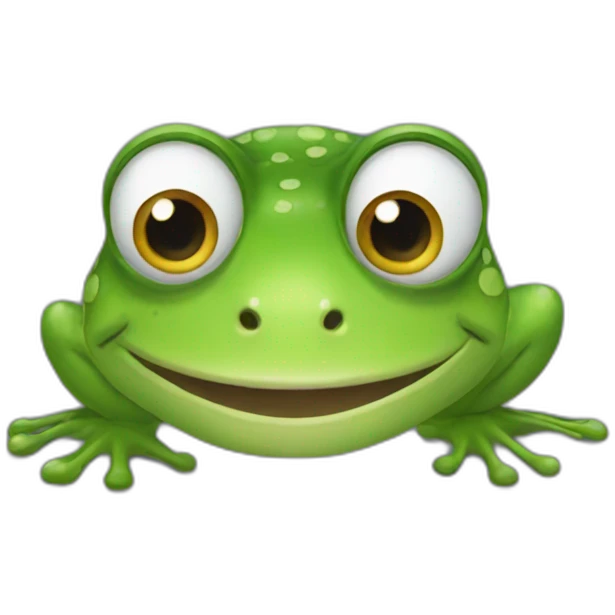frog's face emoji